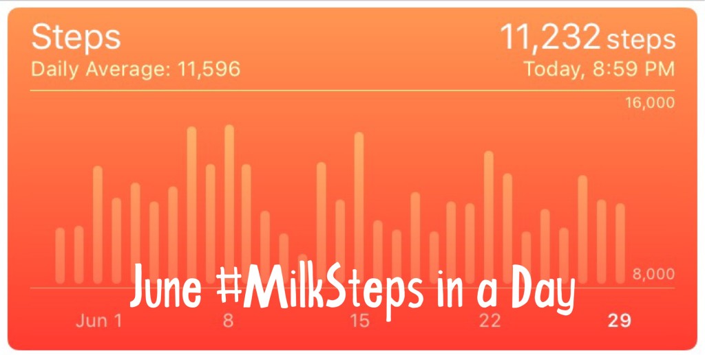 June #MilkSteps in a Day