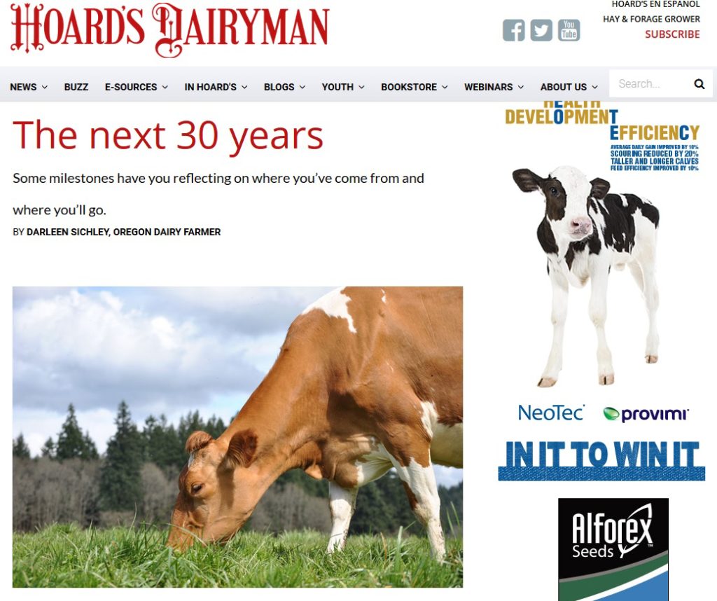 Hoard's Dairyman - Next 30 Years