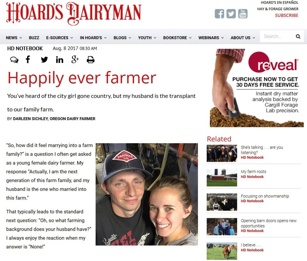 Hoard's Dairyman - Happily Ever Farmer