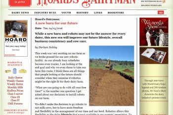 Hoard's Dairyman Blog - New Barn for our Future