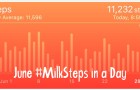 June #MilkSteps in a Day