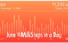 June #MilkSteps in a Day