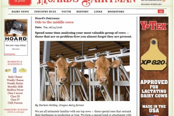 Hoard's Dairyman Blog - Ode to Middle Cows