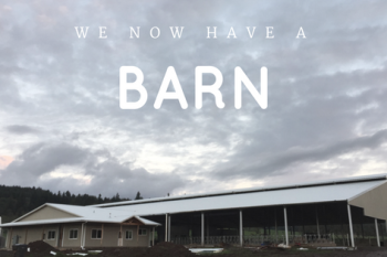 We Now Have a Barn